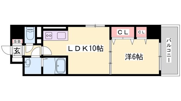 MISTRAL栗山の物件間取画像